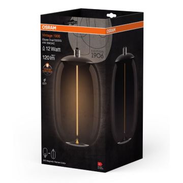 LED-polttimo VINTAGE FILAMENT E27/4W/230V 2700K savustettu - Osram