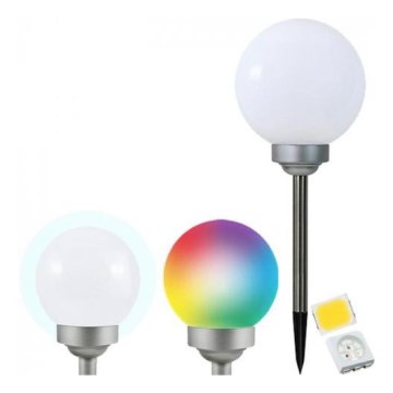 LED-RGB-aurinkolamppu LED/0,2W/AA 1,2V/600mAh IP44