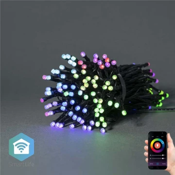 LED RGB Jouluketju 168xLED/8 toimintoa 23m IP44 Wi-Fi Tuya