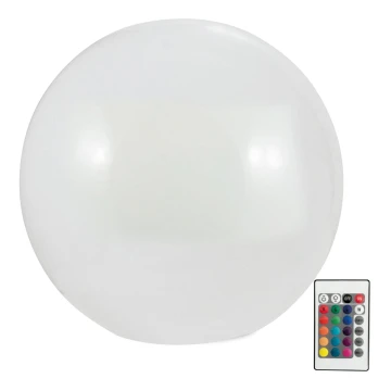 LED RGBW Aurinkolamppu BALL LED/1,2V halkaisija 40 cm IP65 + kauko-ohjaus