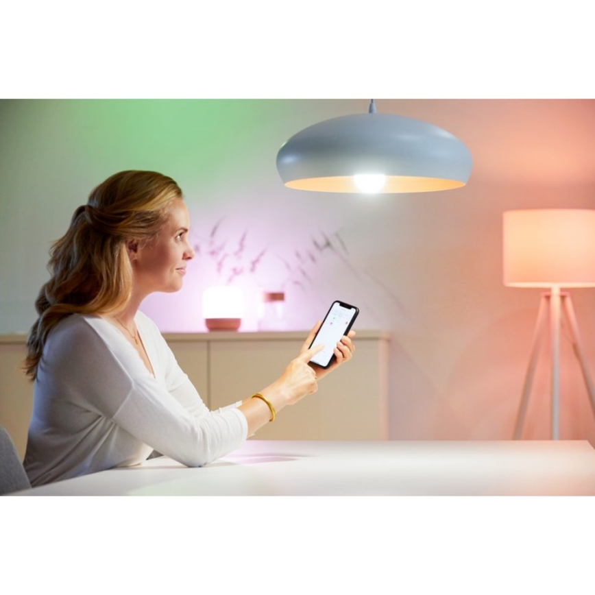 LED RGBW Himmennettävä polttimo P45 E27/4,9W/230V 2200-6500K CRI 90 Wi-Fi - WiZ