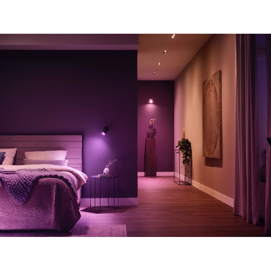 LED RGBW Himmennettävä polttimo Philips Hue White And Color Ambiance GU10/4,2W/230V 2000-6500K