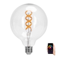 LED RGBW Polttimo FILAMENT G125 E27/4,9W/230V 2700K - Aigostar