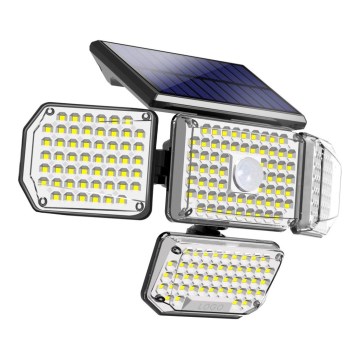 LED-seinäaurinkovalaisin anturilla LED/5W/5,5V 3000K/6500K IP44