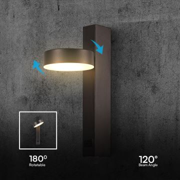 LED-seinävalaisin USB-portti LED/8W/230V 3000K