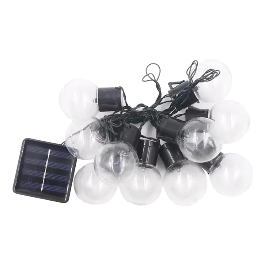 LED - Solar ketju 10xLED/0,12W/1,2V 1xAA IP44 6000K