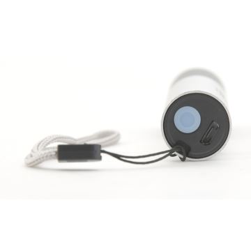 LED-taskulamppu LED/400mAh valkoinen/harmaa