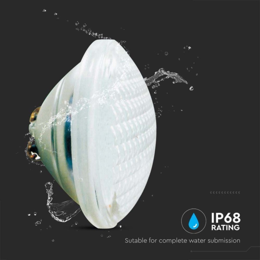 LED Uima-altaan lamppu LED/35W/12V IP68 6500K