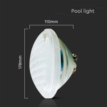 LED Uima-altaan lamppu LED/35W/12V IP68 6500K