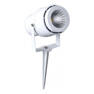 LED-ulkolamppu LED/12W/100-240V IP65 valkoinen - vihreä valo