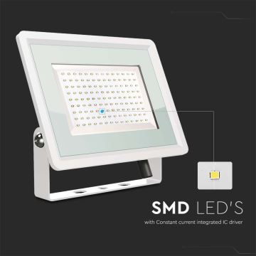 LED-ulkovalonheitin LED/200W/230V 6500K IP65 valkoinen