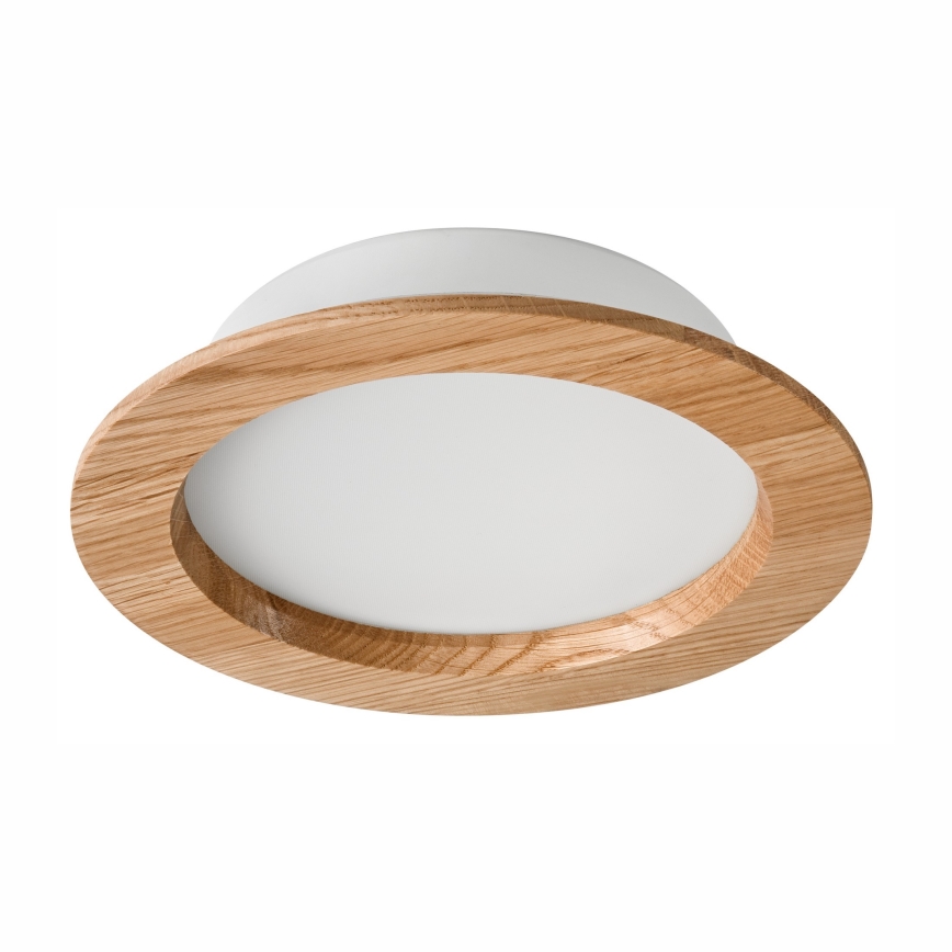 LED upotettava valo WOODY SPOT LED/16,5W/230V 4000K tammi ø 18,5 cm