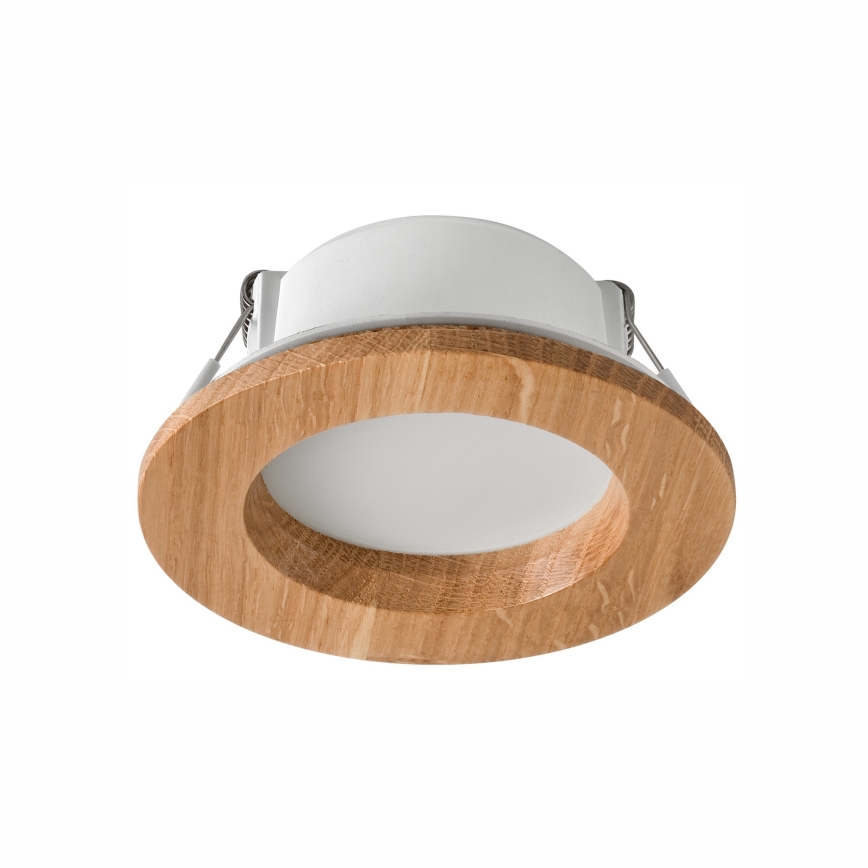 LED upotettava valo WOODY SPOT LED/5,5W/230V 4000K tammi ø 10 cm