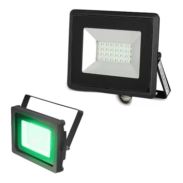 LED-valonheitin LED/20W/230V IP65 vihreä valo