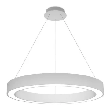 LED2 - LED-himmennettävä kattokruunu johdossa SATURN LED/60W/230V 3000K/4000K valkoinen