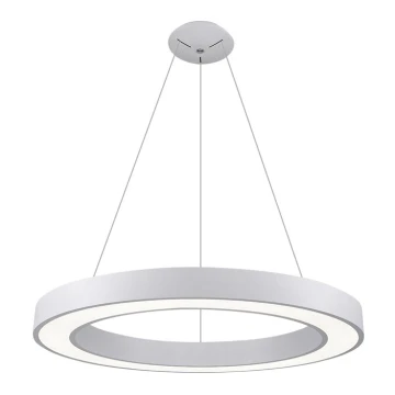 LED2 - LED Riippuvalaisin SATURN LED/80W/230V 3000K d. 80 cm valkoinen