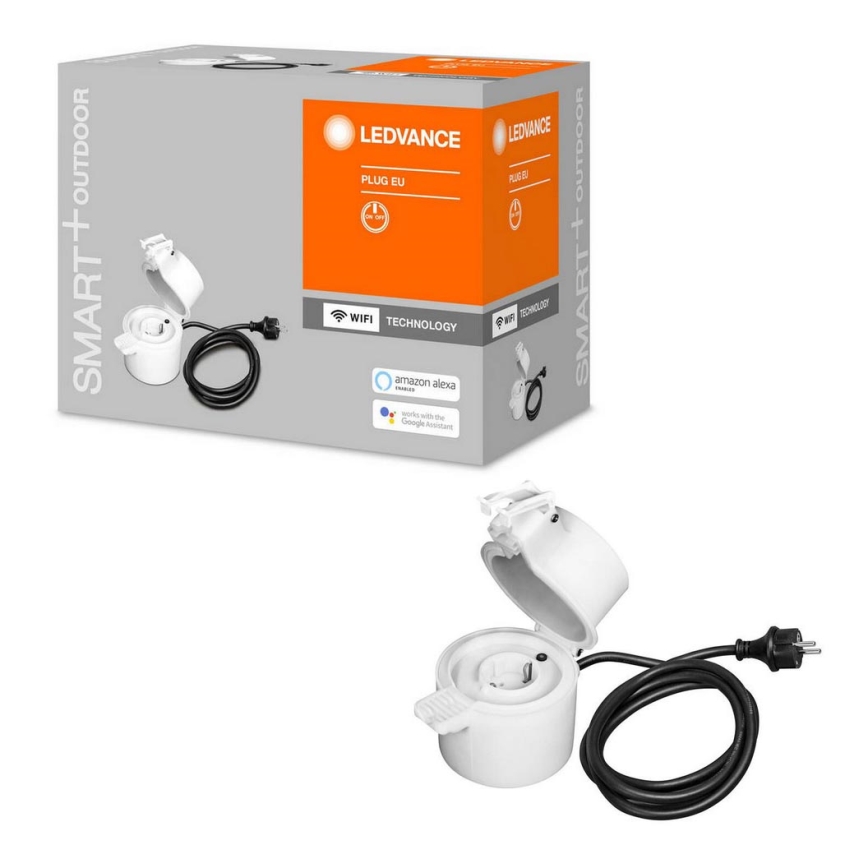 Ledvance - Älypistoke ulos SMART+ PLUG 3680W IP44 Wi-Fi