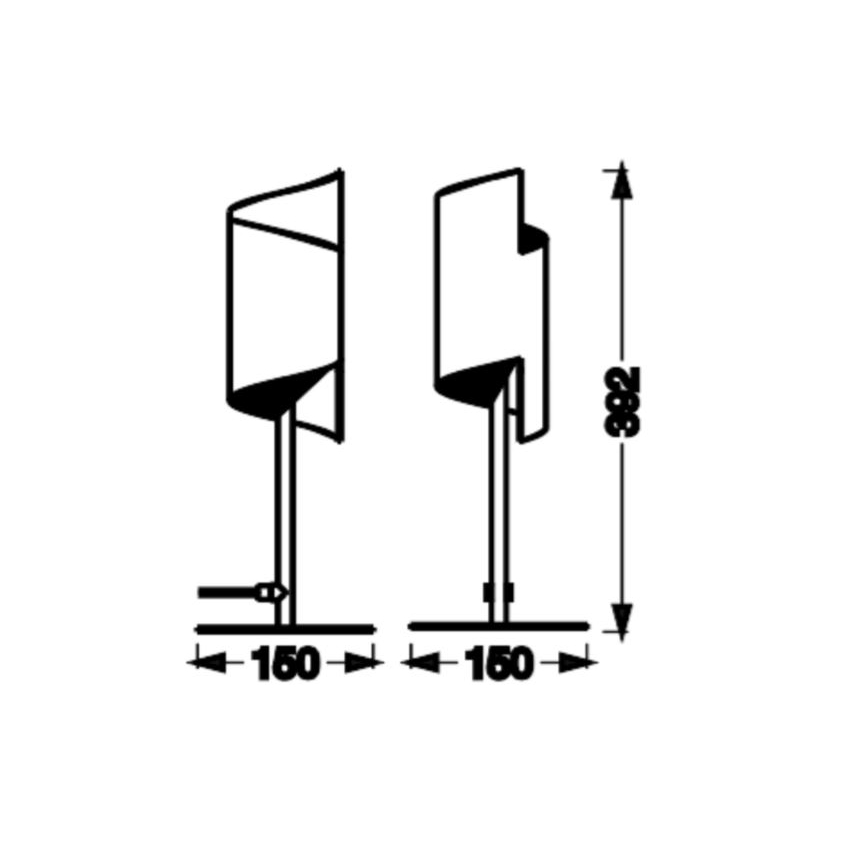 Ledvance - Himmennettävä LED-pöytävalaisin SMART+ DECOR TWIST LED/12W/230V 3000-6500K Wi-Fi musta