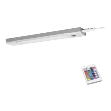 Ledvance - Keittiökaappien alla oleva himmennettävä LED-RGB-valo SLIM LED/4W/230V + kauko-ohjaus