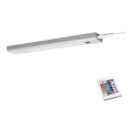 Ledvance - Keittiökaappien alla oleva himmennettävä LED-RGB-valo SLIM LED/8W/230V + kauko-ohjaus