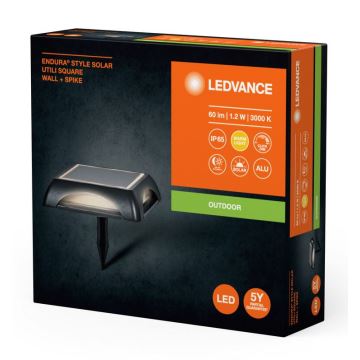 Ledvance - LED Himmennettävä aurinko lamppu ENDURA STYLE SOLAR LED/1,2W/3,7V IP65