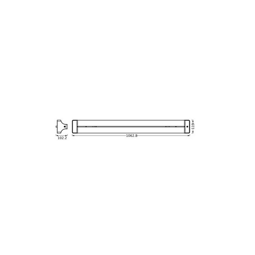 Ledvance - LED-kattovalaisin OFFICE LINE LED/42W/230V 106 cm