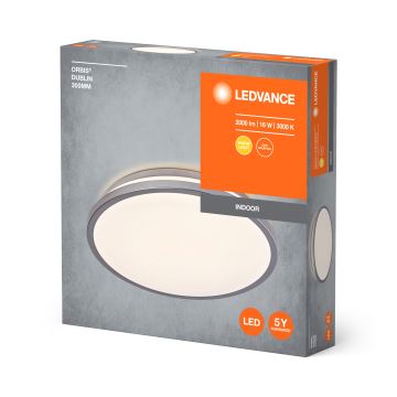 Ledvance - LED-kattovalaisin ORBIS DUBLIN LED/16W/230V halkaisija 29,5 cm