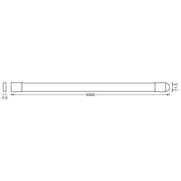 Ledvance - LED RGB+TW Himmennettävä ulko nauha FLEX 5m LED/14,5W/230V 2700-6500K IP44 Wi-Fi