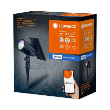 Ledvance - LED RGBW Himmennettävä aurinkolamppu SMART+ SOLAR LED/0,6W/3,7V 3000-6500K IP44