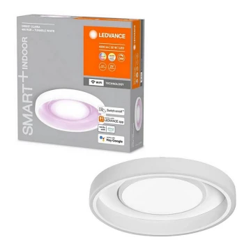 Ledvance- LED RGBW Himmennettävä kattovalaisin SMART+ CLARIA LED/32W/230V 2700-6500K Wi-Fi