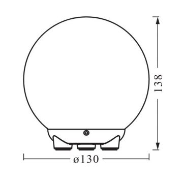 Ledvance - LED RGBW Himmennettävä ja ladattava pöytälamppu SMART+ MAGIC LED/2,5W/5V 2200-6500K Wi-Fi