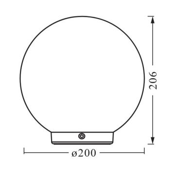 Ledvance - LED RGBW Himmennettävä ja ladattava pöytälamppu SMART+ MAGIC LED/3,5W/5V 2200-6500K Wi-Fi