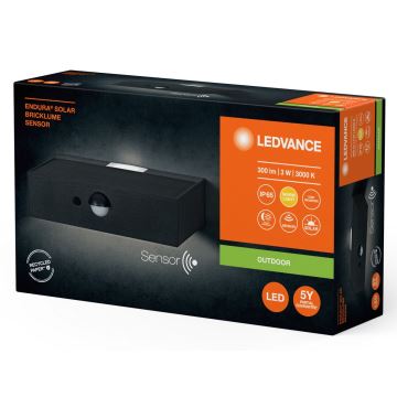 Ledvance - LED-seinäaurinkovalaisin anturilla ENDURA SOLAR LED/3W/4,2V IP65