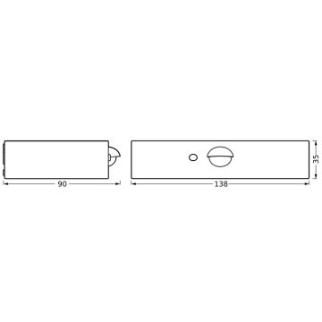 Ledvance - LED-seinäaurinkovalaisin anturilla ENDURA SOLAR LED/3W/4,2V IP65