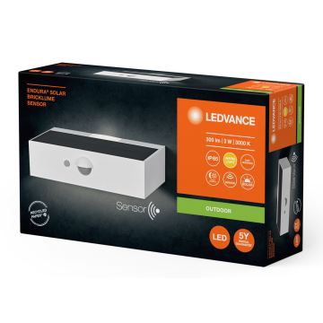 Ledvance - LED-seinäaurinkovalaisin anturilla ENDURA SOLAR LED/3W/4,2V IP65