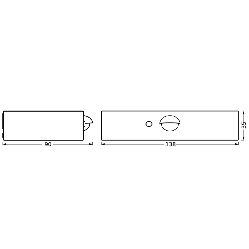 Ledvance - LED-seinäaurinkovalaisin anturilla ENDURA SOLAR LED/3W/4,2V IP65