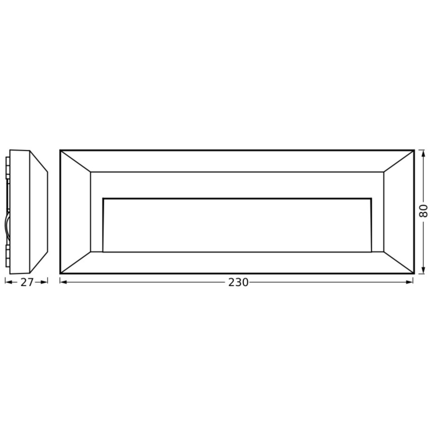 Ledvance - LED-ulkoseinävalaisin ENDURA STYLE IVAN LED/1,9W/230V IP65