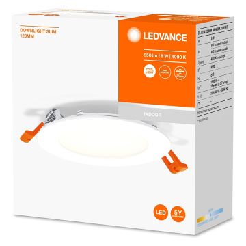 Ledvance - LED Upotettava valo SLIM LED/8W/230V 4000K
