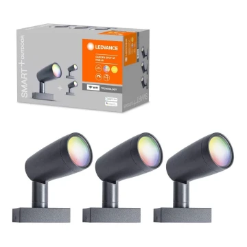 Ledvance - SETTI 3x LED RGBW Ulkovalaisin SMART+ SPOT 3xLED/4,5W/230V IP65 Wi-Fi
