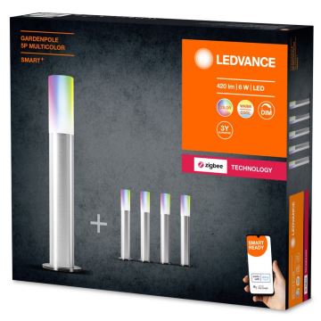 Ledvance - SETTI 5x LED RGBW Himmennettävä ulko lamppu SMART+ GARDENPOLE LED/6W/230V IP44