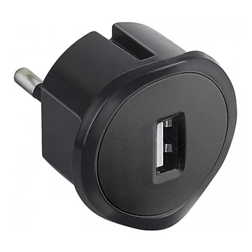 Legrand 50681 - USB-liitäntäadapteri 230V/1,5A musta