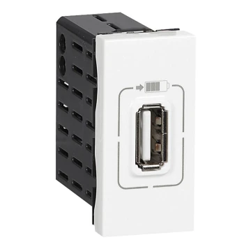 Legrand 77591 - Laturi MOSAIC USB 1M 5V/230V valkoinen