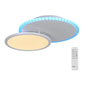 Leuchten Direkt 11662-16 - Himmennettävä LED-RGB-kattovalaisin ARENDA LED/21W/230V + kauko-ohjaus