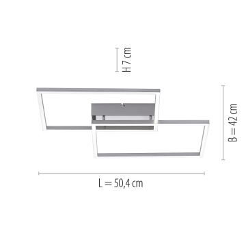 Leuchten Direkt 14018-55 - LED-himmennyskattokruunu IVEN 2xLED/15W/230V