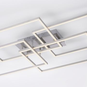 Leuchten Direkt 14151-55 - Himmennettävä LED-kattovalaisin IVEN 4xLED/12W/230V + kauko-ohjaus