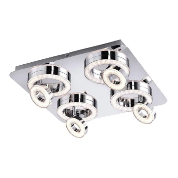 Leuchten Direkt 14522-17 - LED-kohdevalo TIM 4xLED/2,8W/230V + 4xLED/3,1W