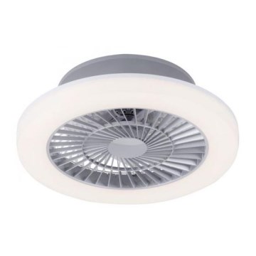 Leuchten Direkt 14645-55 - LED Valo tuulettimella LEONARD LED/27W/230V