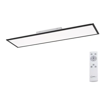 Leuchten Direkt 14757-18 - LED Himmennettävä pinta-asetettava paneeli  FLAT LED/36W/230V 2700-5000K musta + kauko-ohjain