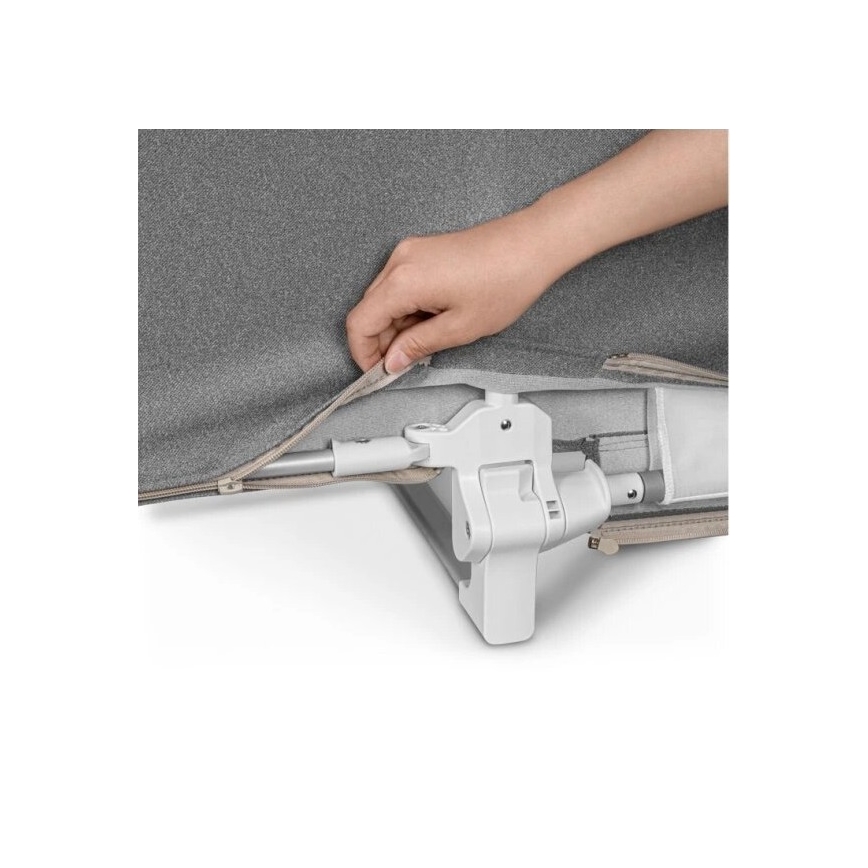 Lionelo - LORA sängyn turvakaide, tummanharmaa