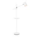 Markslöjd 107308 - Floor lamp USB LINEAR 1xE14/40W/230V